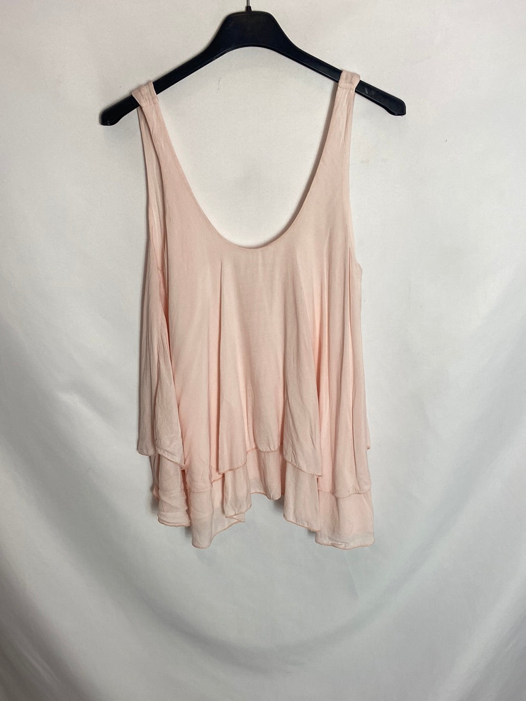 OTRAS. Blusa tirantes rosa palo. T.U