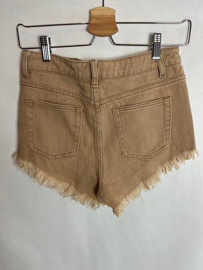 ADIKA. Shorts denim beige T.s