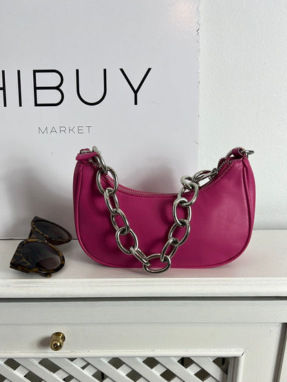 PULL&BEAR. Bolso rosa mini