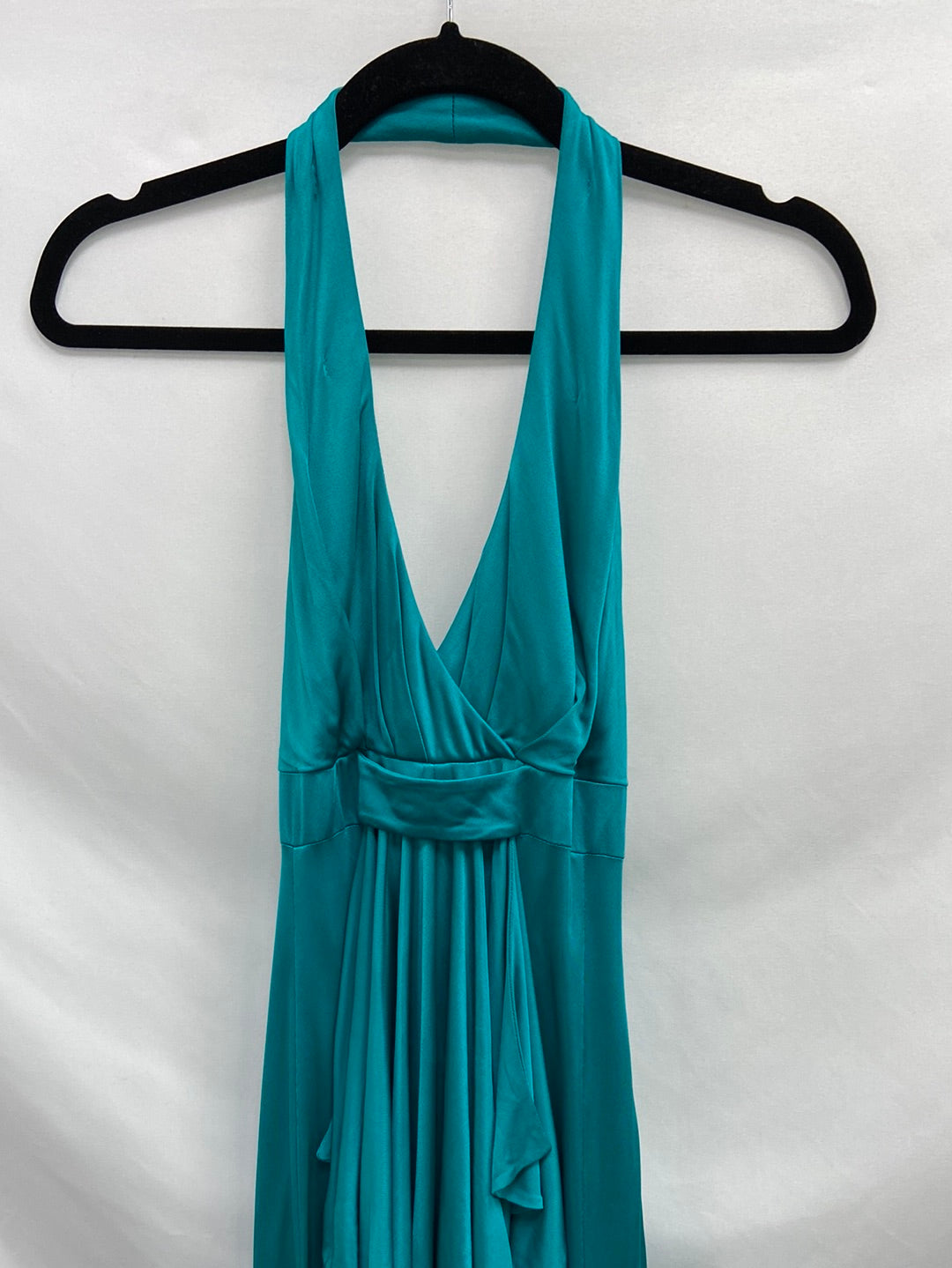 KAREN MILLEN. Vestido azul cuello T. 34