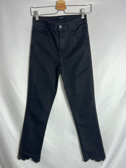 J BRAND. Pantalones negros denim cropped. T 25 (34)