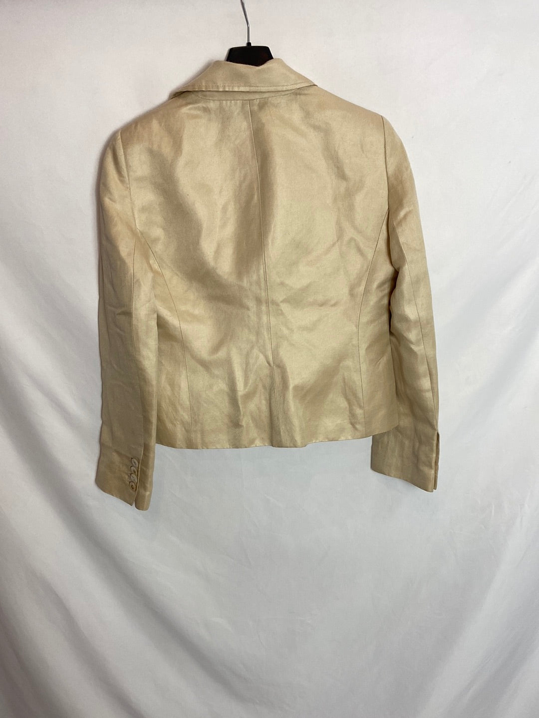 PEDRO DEL HIERRO. Chaqueta vintage beige. T.L