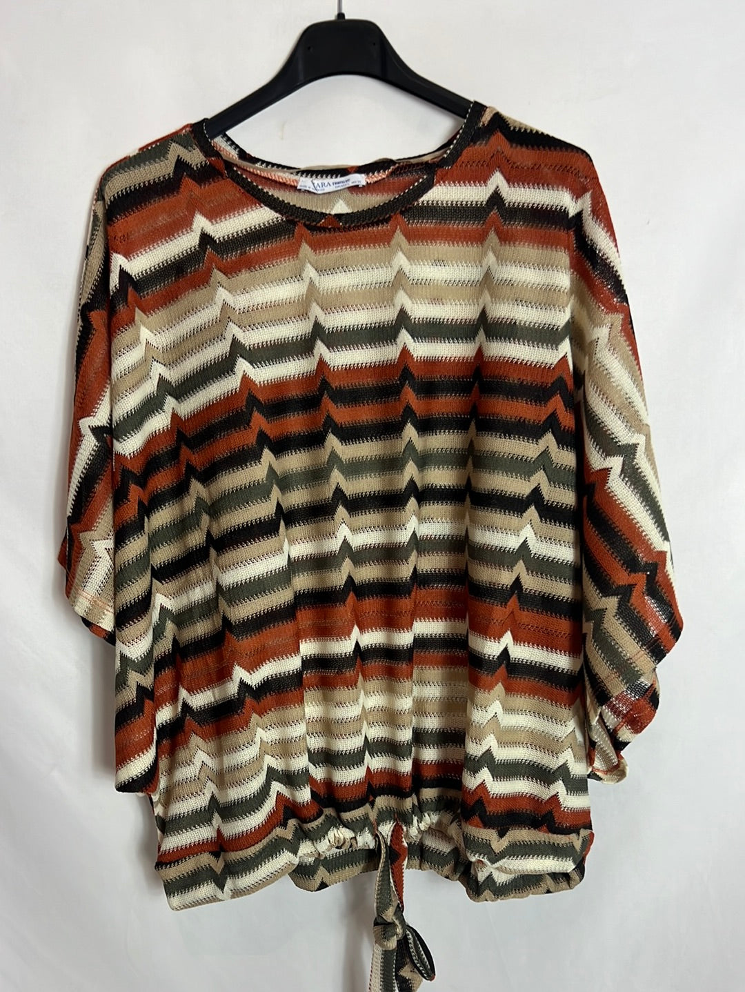 ZARA. Top calado colores. T L