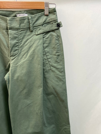 SHON MOTT.Culottes verdes anchos T.0(xs)