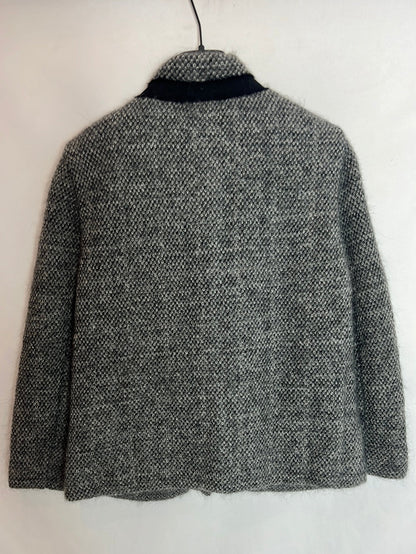 TMX. Chaqueta gris jaspeada T.u(s)