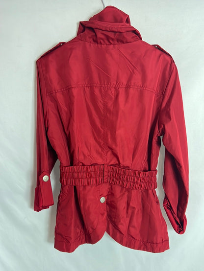 MORGAN. Chaqueta roja textura. T 38