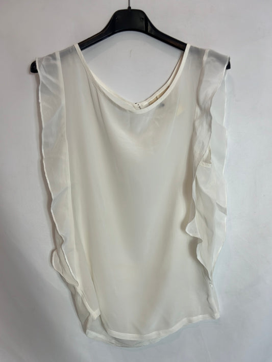 RENATTA&GO. Top color crudo semitransparente. T M/L