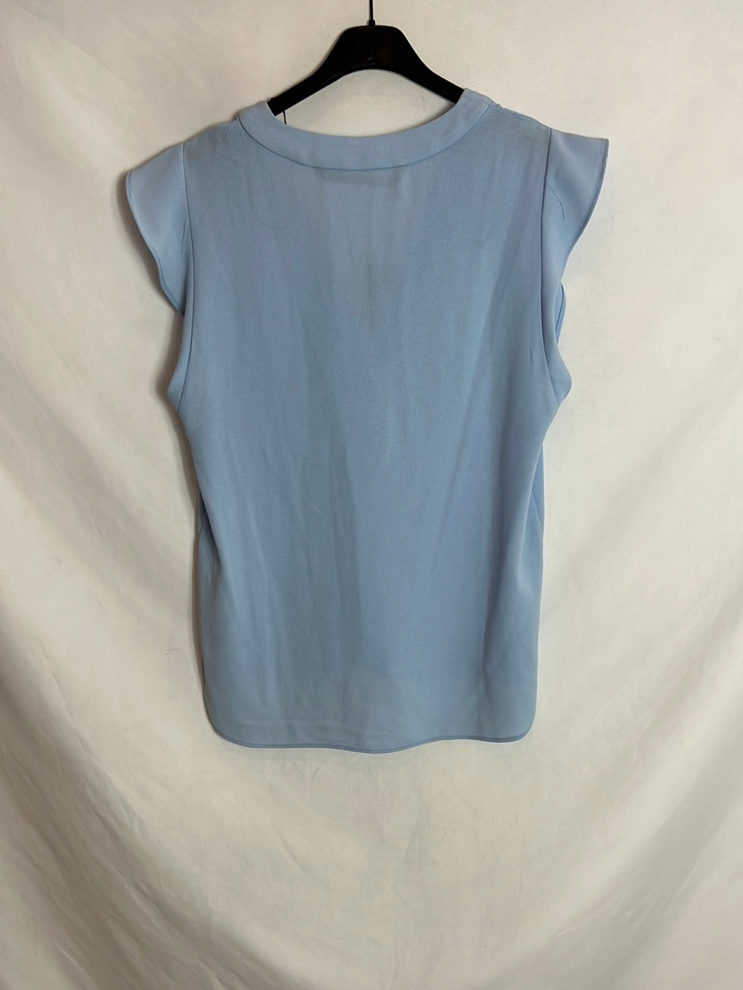 ZARA. Top fluido azul . T S