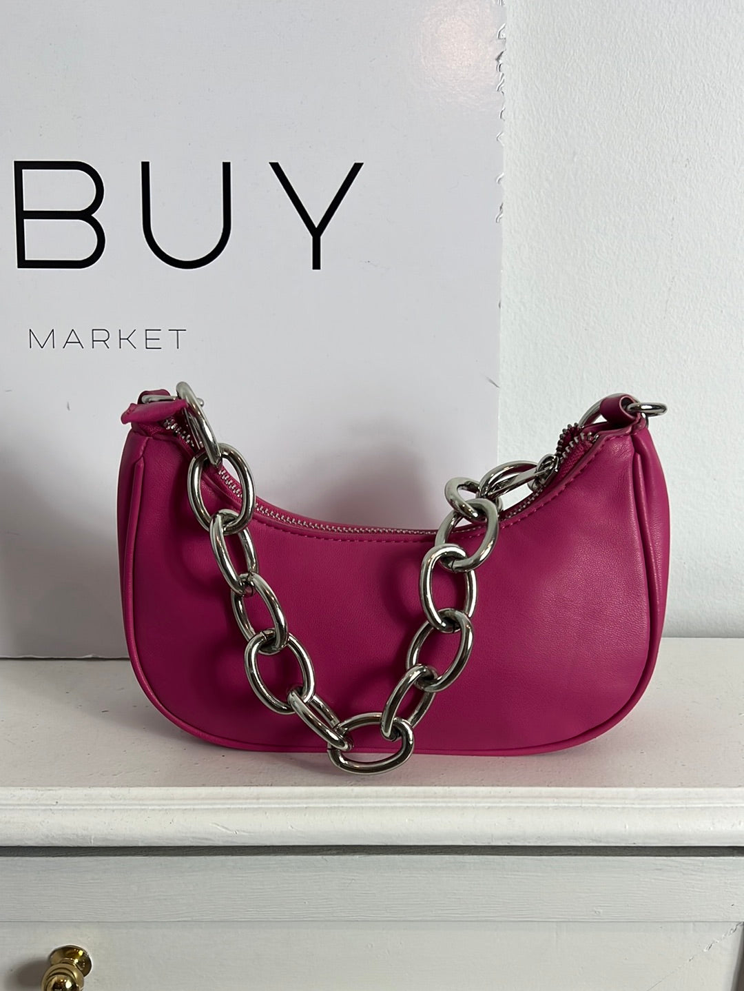 PULL&BEAR. Bolso rosa mini