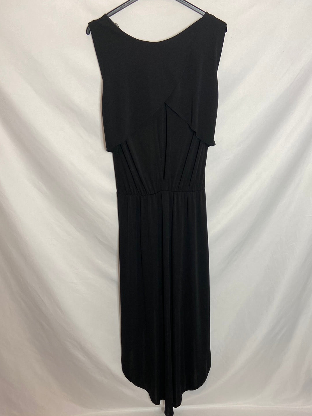 ZARA. Vestido largo negro T. M