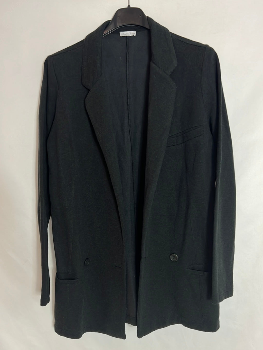 AMERICAN VINTAGE. Blazer gris oscura bolsillos. T S