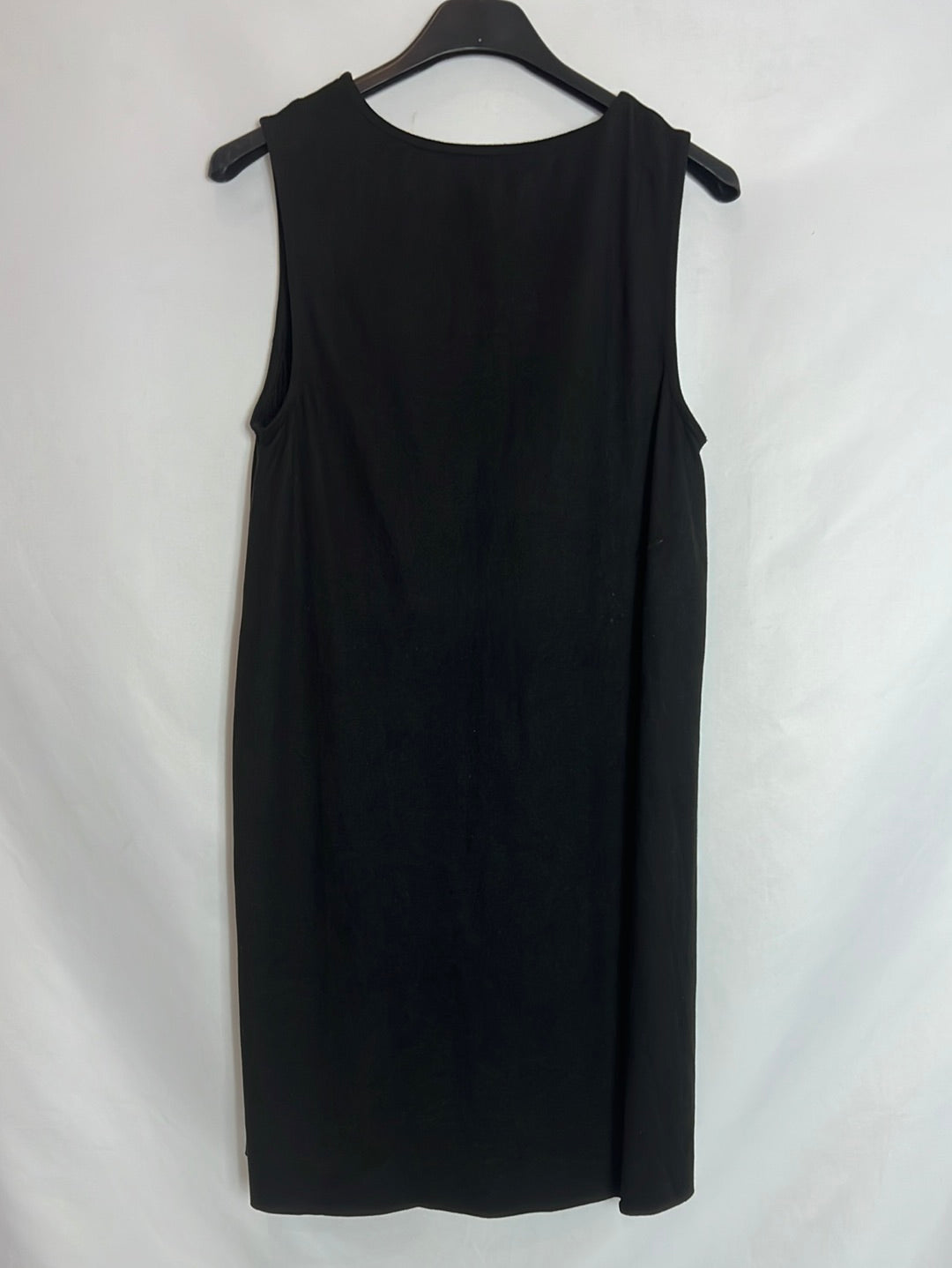 PULL&BEAR. Vestido antelina negro T.s