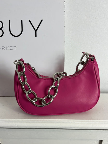 PULL&BEAR. Bolso rosa mini