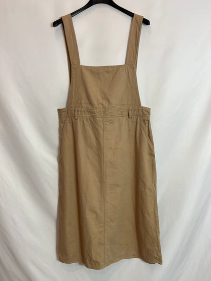 DAZY. Vestido beige tirantes T.xl