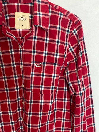 HOLLISTER. Camisa de cuadros T.m