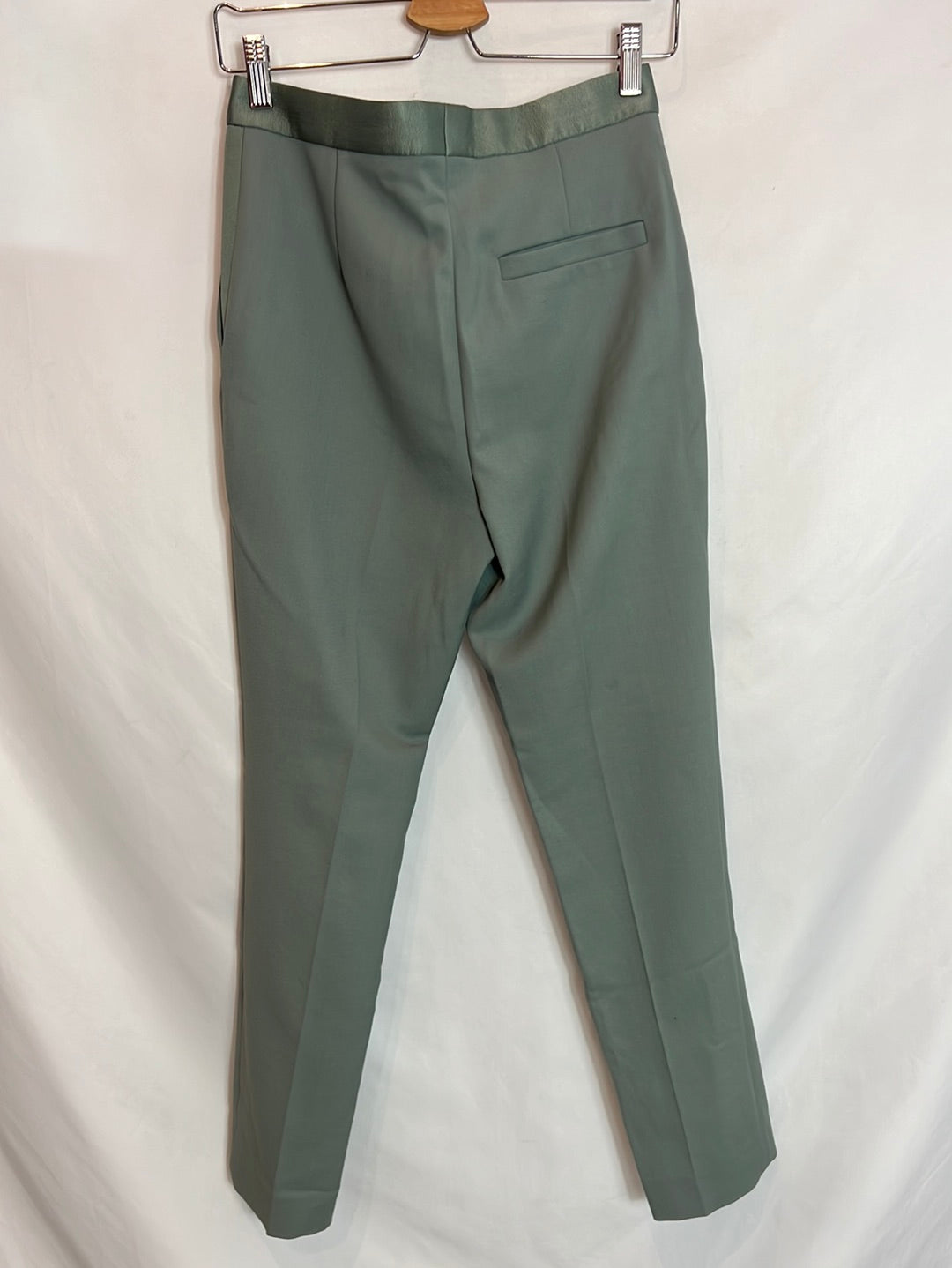 JOSEPH. Pantalón verde agua pinzas. T 36 (tara)