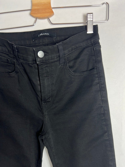 J BRAND. Pantalones negros denim cropped. T 25 (34)