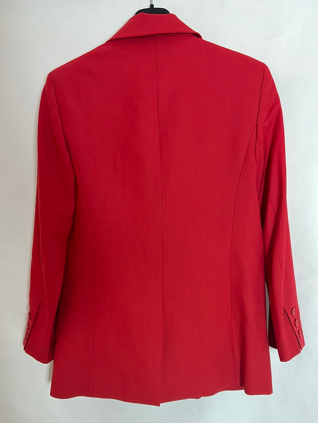 &OTHER STORIES. Blazer roja doble botonadura con lana T 36