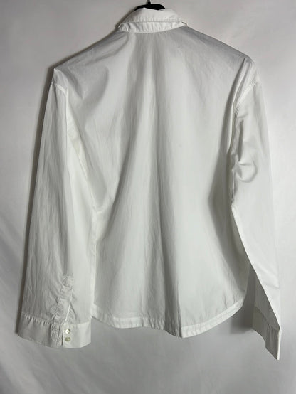 ROBERT FRIEDMAN. Camisa blanca bolsillo. T S