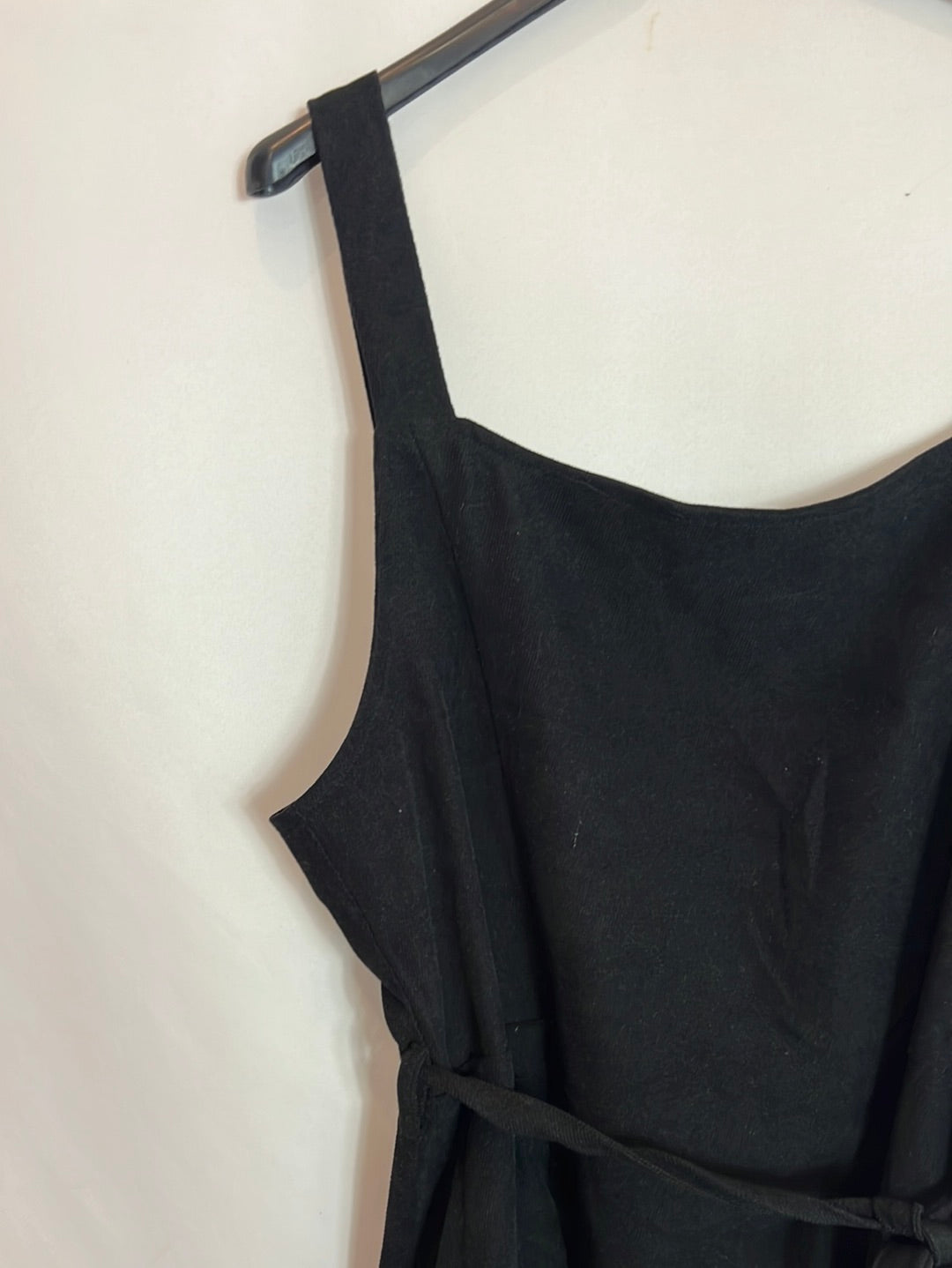 DAZY. Vestido negro micropana T.l