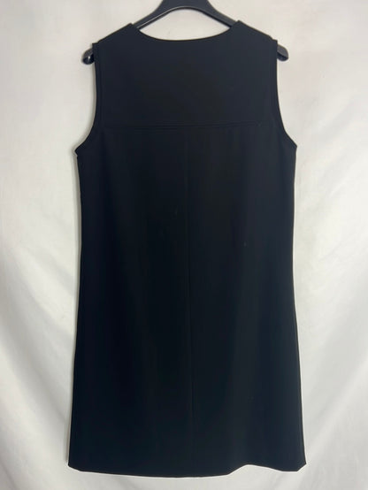 NAF NAF. Vestido corto negro . T 38