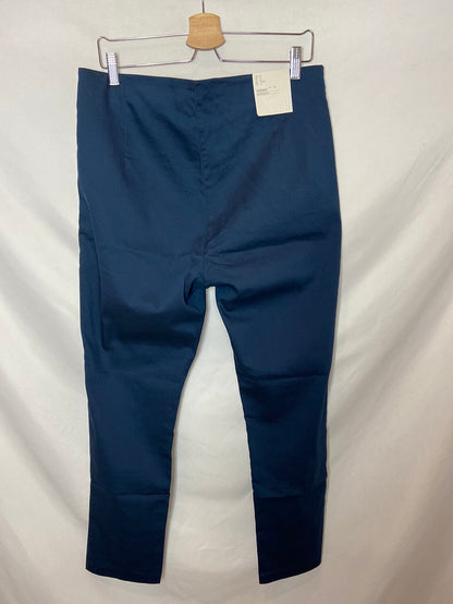 H&M. Pantalón de vestir azul T. 46