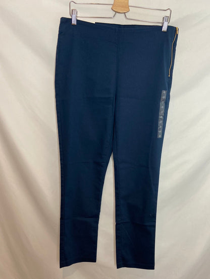 H&M. Pantalón de vestir azul T. 46