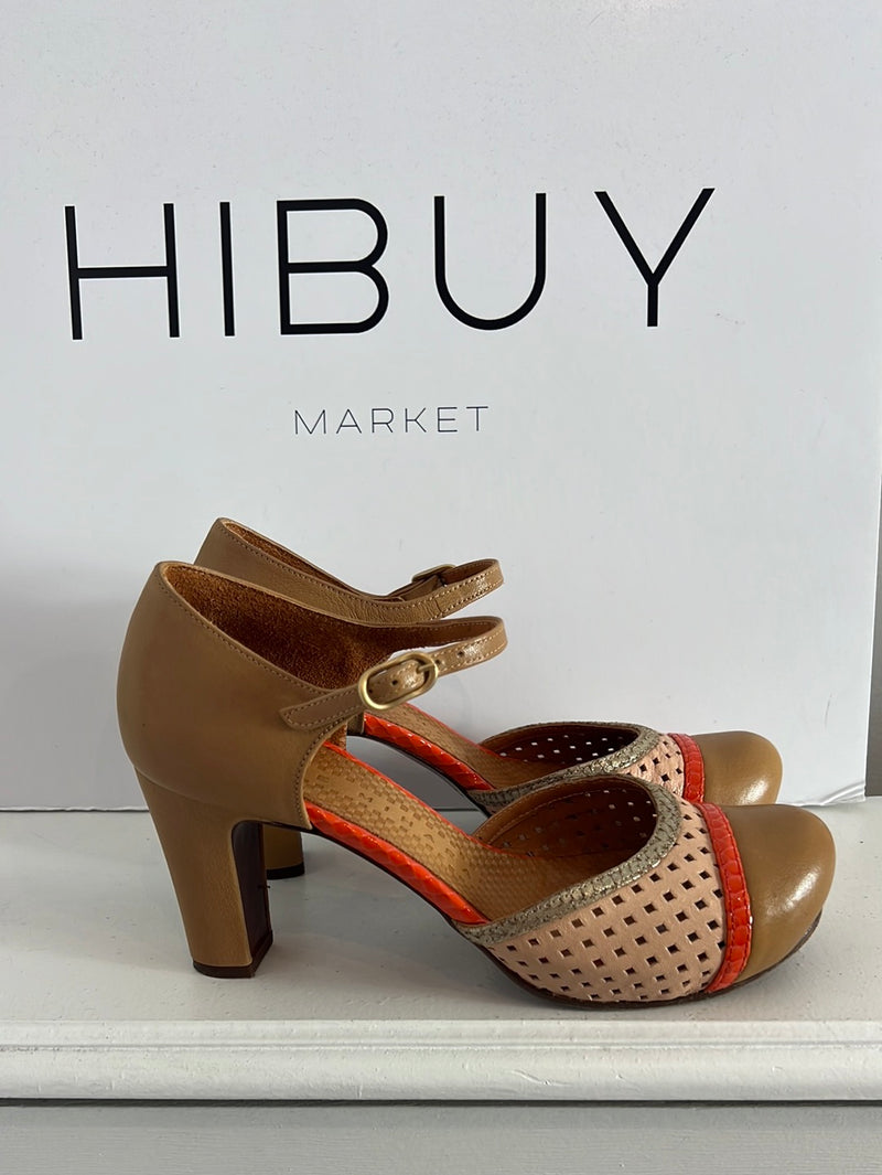 CHIE MIHARA. Zapatos beige troquelados T.37 Hibuy market