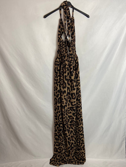 OTRAS. Vestido largo animal print T.M