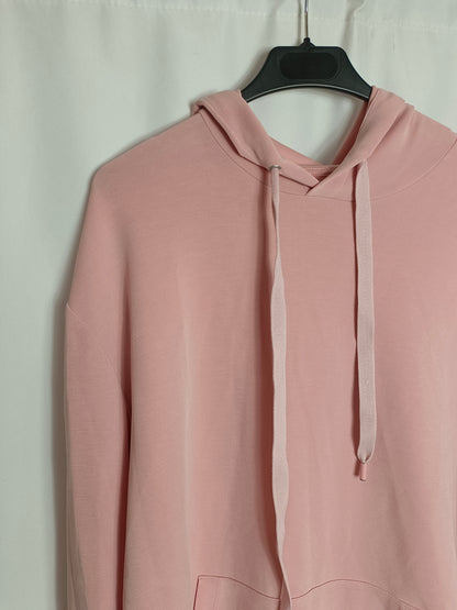 OYSHO. Sudadera rosa capucha T.l