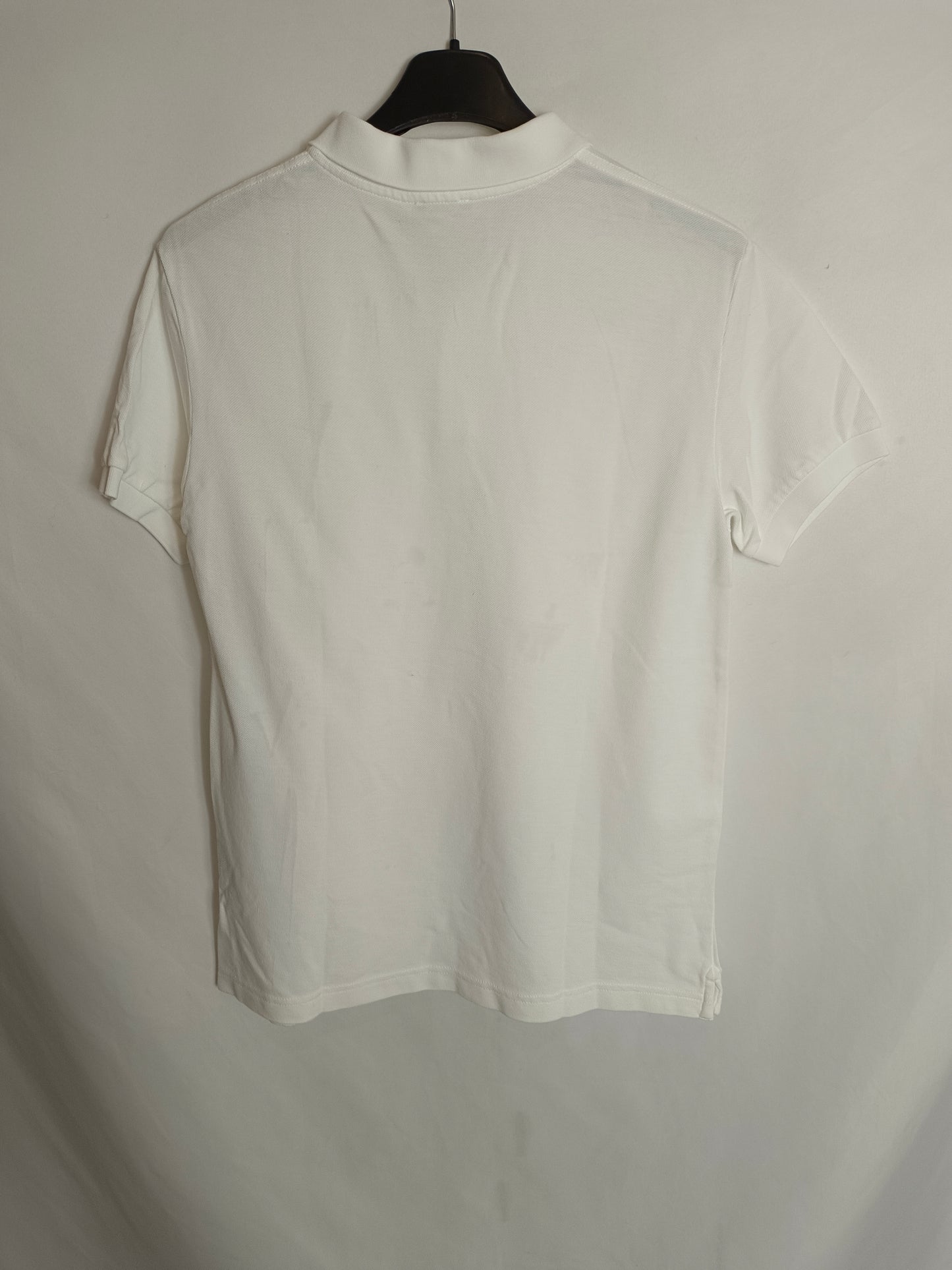 BENETTON. Polo blanco básico T.13-14 años