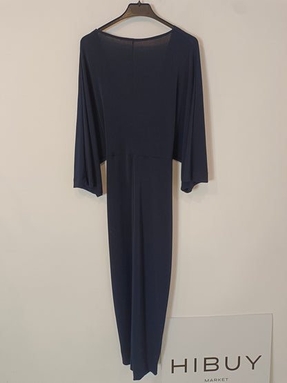 OTRAS. Vestido azul nudo T.u(s/m)