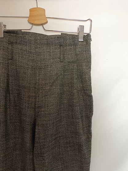 NAFNAF. Pantalón cuadros gris T.34