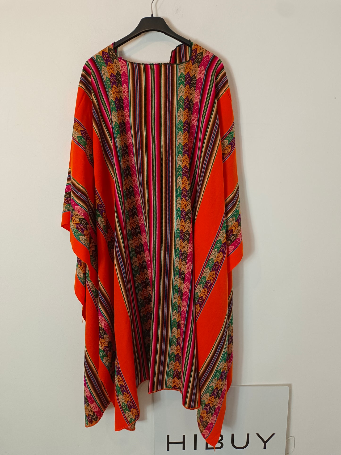 OTRAS. Poncho largo estilo peruano TU(s,m,l)