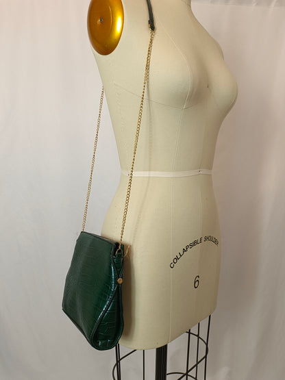 SFERA. Bolso efecto piel verde