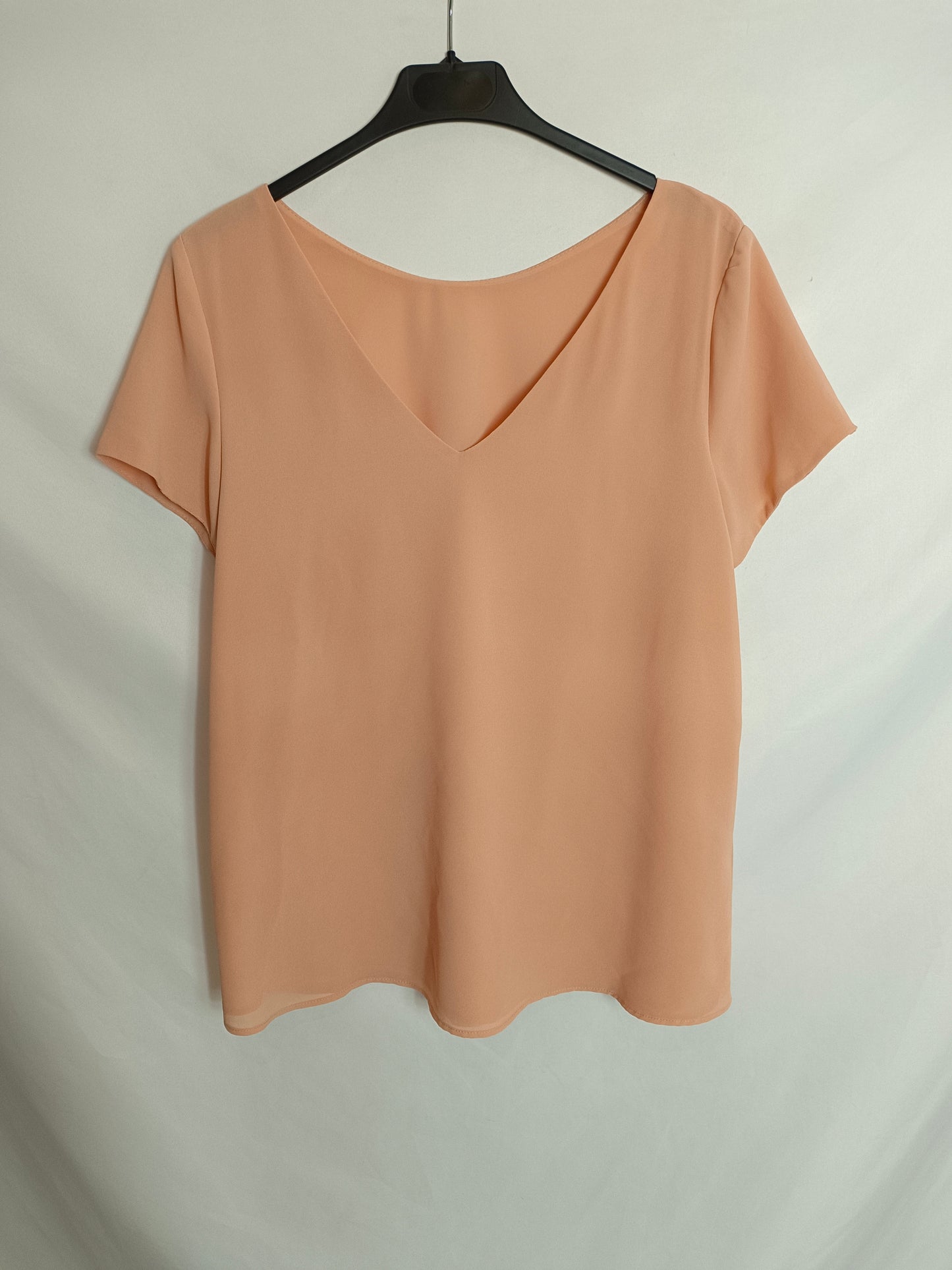 BIMANI. Blusa salmón T.m