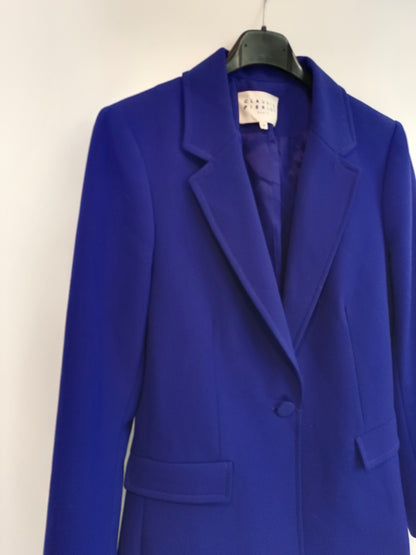 CLAUDIE PIERLOT. Blazer azul klein T.36