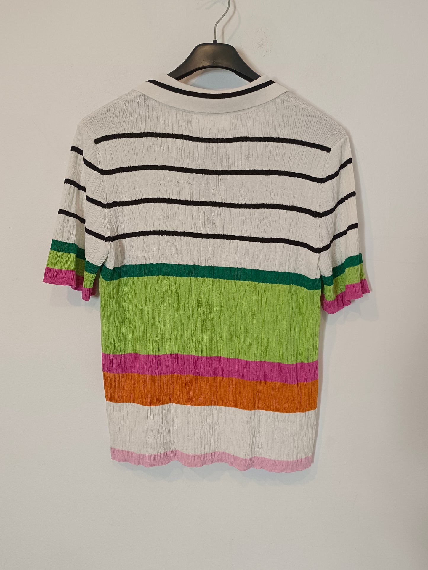 MANGO. Top polero rayas colores T.l