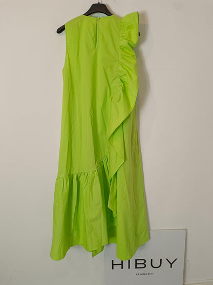 PSOPHÍA. Vestido verde largo  T.xs