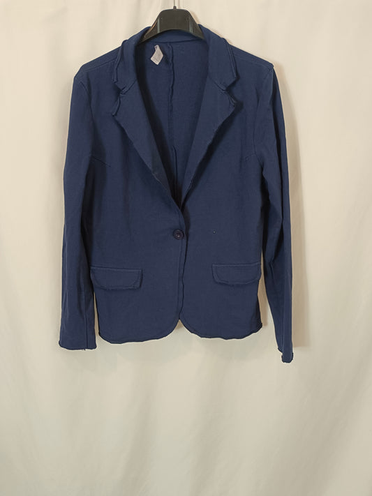 ALGO BONITO. Blazer azul elástica T.l