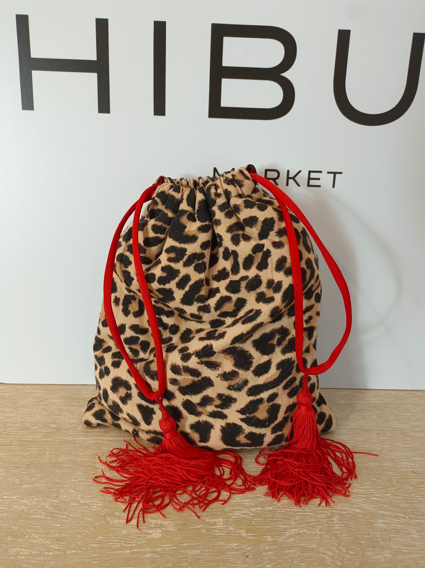 LAIA ALEN. Bolso saco animal print