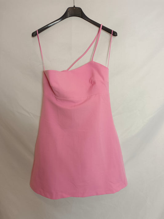 ZARA. Vestido corto rosa T.s