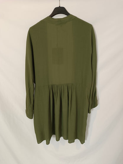 LA FEÉ MARABOUTE. Kimono verde fluido T.34