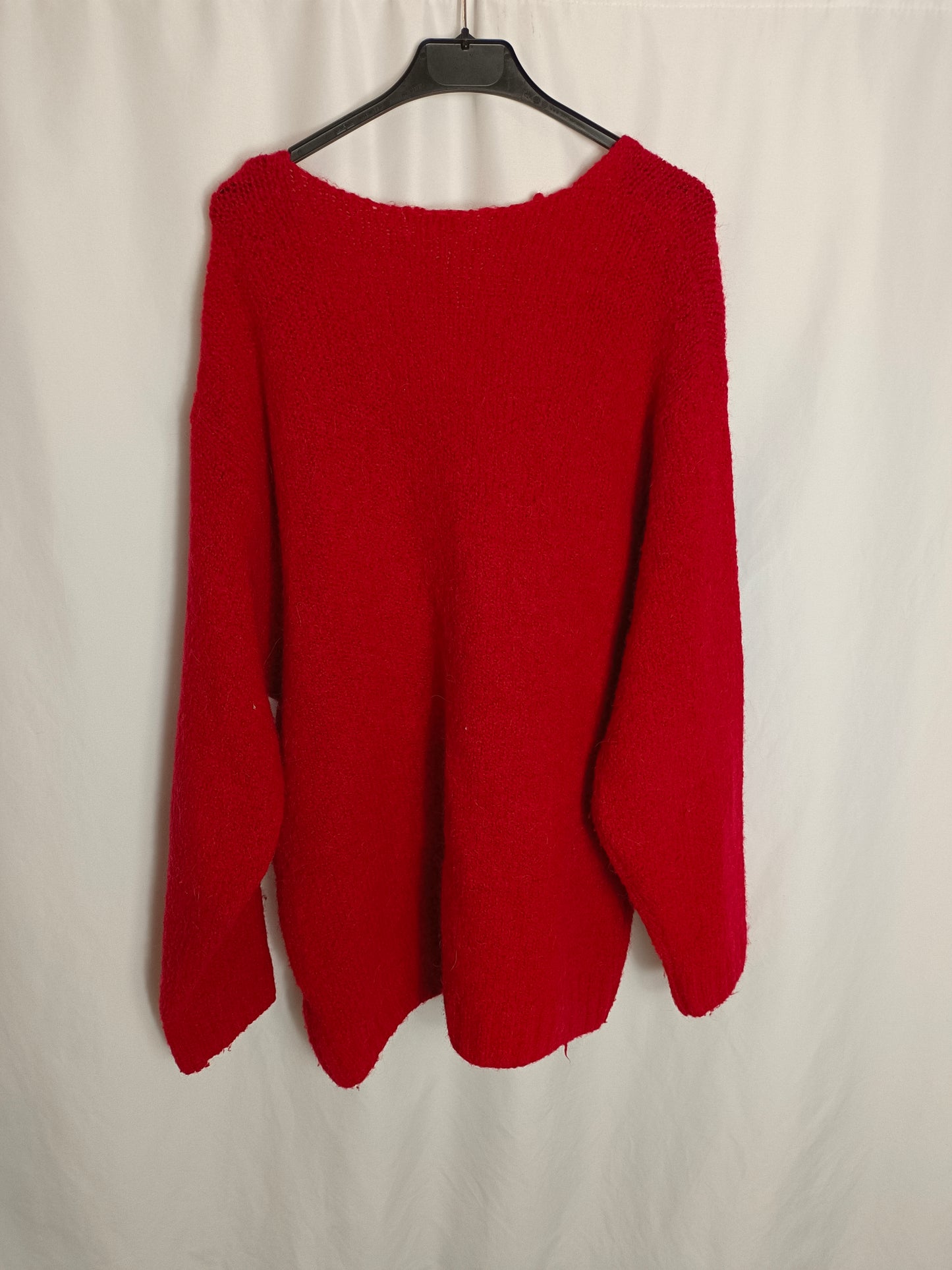 H&M. Jersey rojo oversized T.m