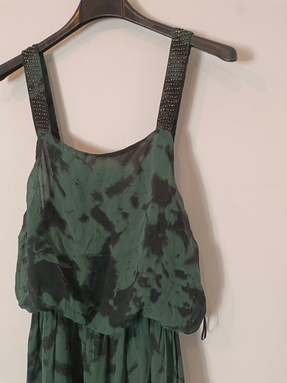 ZARA. vestido largo tie dye T.xs