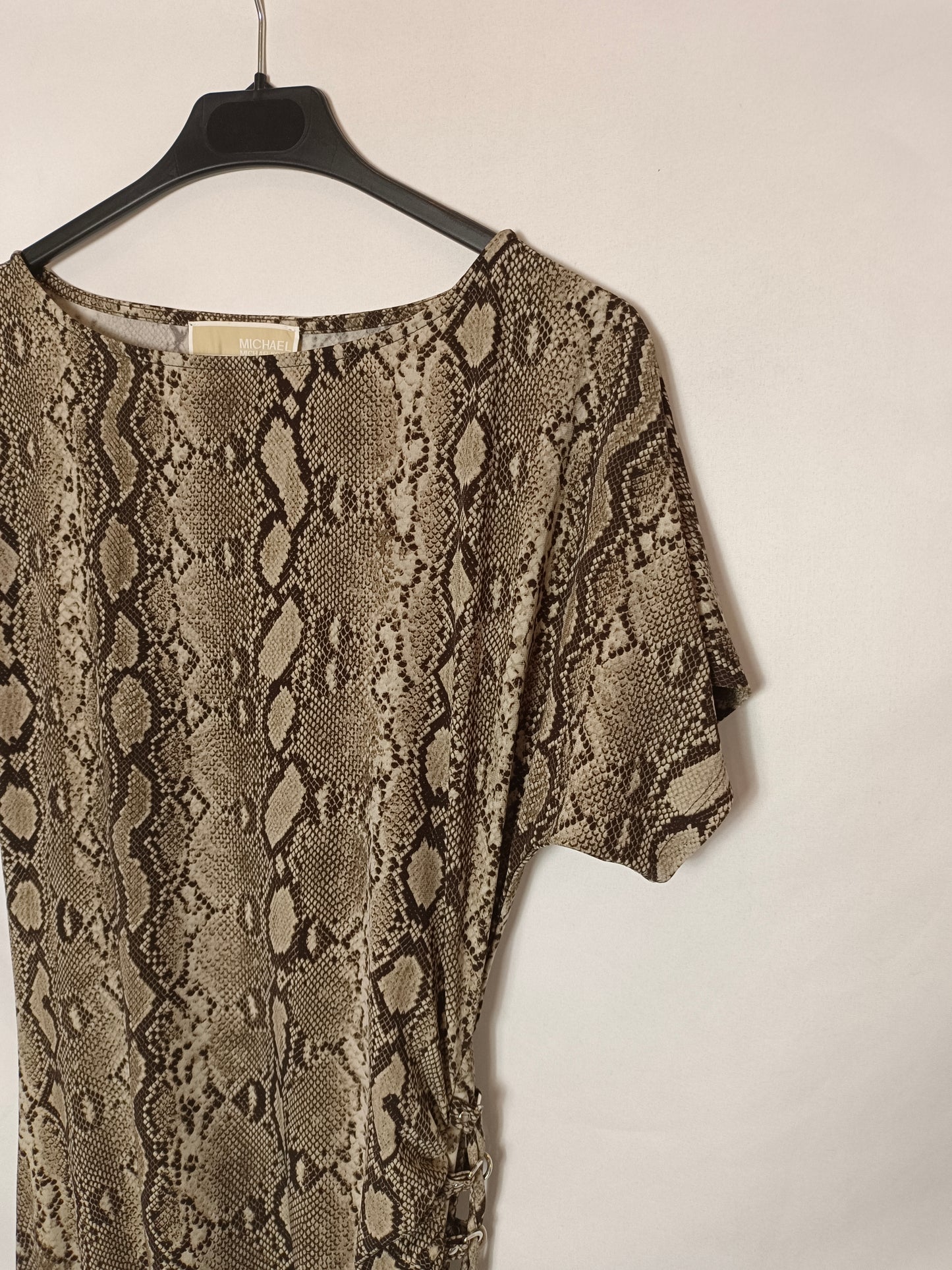 MICHAEL KORS. Vestido corto print T.s