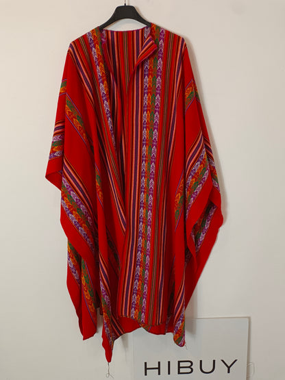 OTRAS. Poncho largo estilo peruano TU(s,m,l)