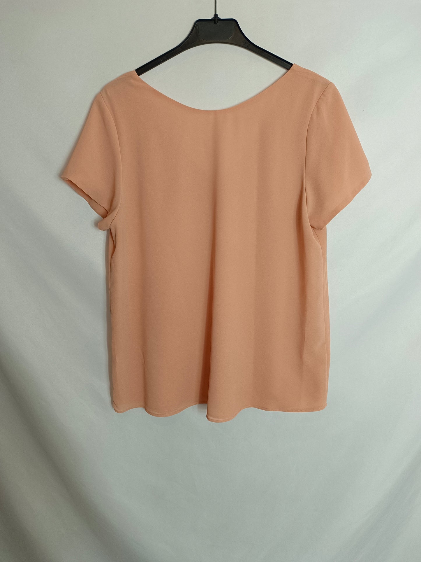 BIMANI. Blusa salmón T.m