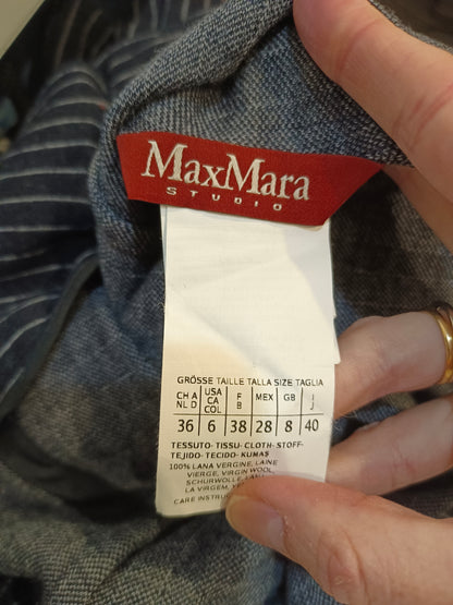 MAX MARA. Blazer rayas T.36