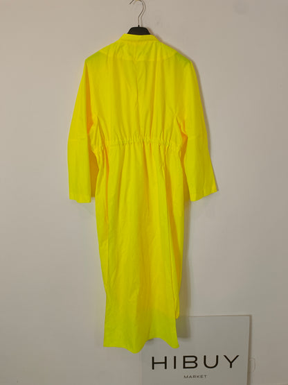 UMO COLLECTION. Cortavientos amarillo  botones joya T.38